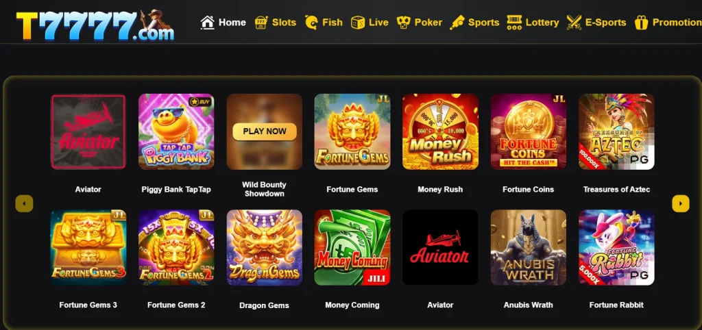 t7777 game